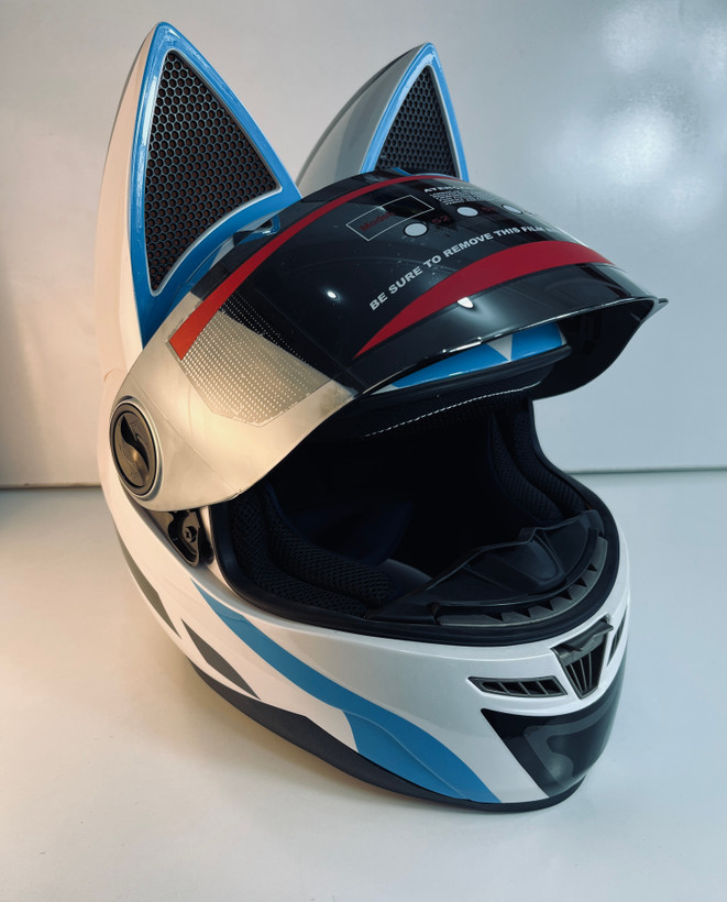 کلاه کاسکت فک ثابت گوشدار نیترینوس | Nitrinos Helmet