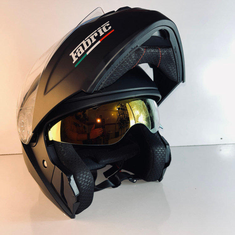 کلاه کاسکت فک متحرک فابریک F20 مشکی مات | Fabric F20 Helmet